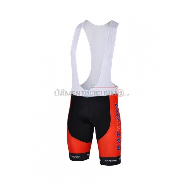 Abbigliamento Ciclismo Katusha Manica Corta 2018 Rosso Bianco